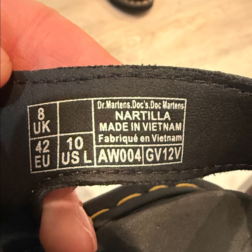NWOT Dr Martens Nartilla Black Gladiator Sandals - Picture 6 of 6